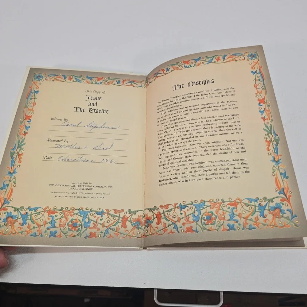 Jesus‎ and the Twelve Geographical Publishing 1960